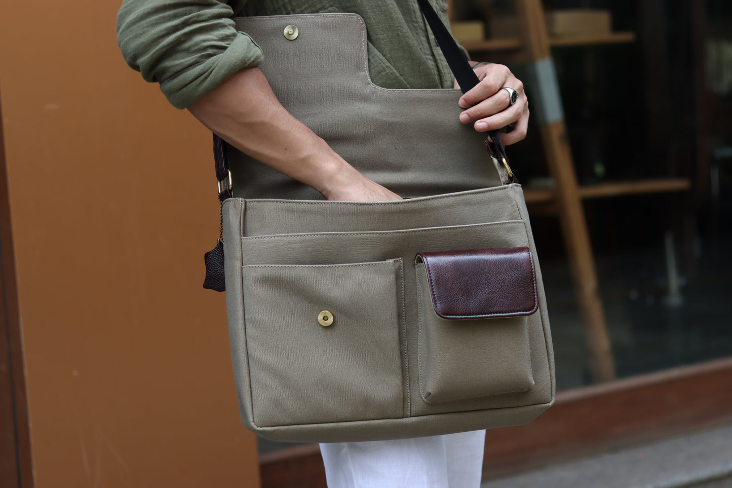 Front Flap Laptop Bag