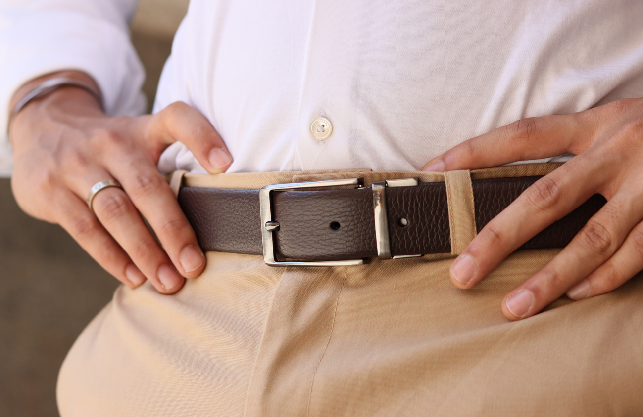 Pebble Grain Reversible Belt